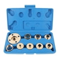 thumbnail image 2 of Router 11 Piece Router Guide Kit Brass Efficient Long Lasting Router Template Guide for Woodworking, 2 of 7