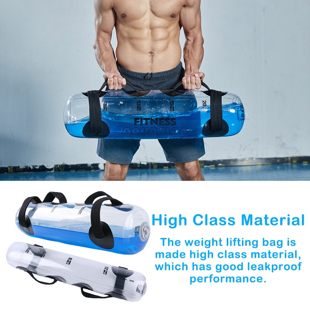 Wweixi Weight Lifting Bag Tools Refillable Women Men Exercising Accessory Leakproof Workout Fitness Water Bag Strength Training Tool Type 2