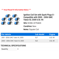 thumbnail image 2 of Ignition Coil Set with Spark Plugs 8 - Compatible with 2000 - 2006 GMC Yukon XL 2500 6.0L V8 - Autopart Premium, 2 of 2