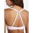 thumbnail image 3 of No Boundaries Micro Lightly Lined Demi T-Shirt Bra, Women's 32B-40DD, 3 of 6