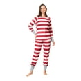 thumbnail image 2 of Odeerbi Christmas Pajamas For Family Women Matching Sets Casual Printed Top With Bottom Outfits Home Wear Mom Red, 2 of 9