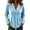 Blue, variant on Mifsaly Women's Velvet Top V Neck Long Sleeve Blouses Classic Vantage Elegant Loose Fit Going Out Work Office Fall Winter Outfits