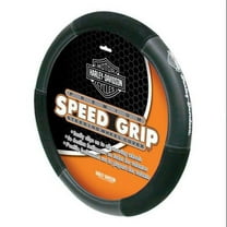 Harley-Davidson Grey Bar & Shield Speed Grip Style Steering Wheel Cover P6450, Harley Davidson
