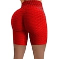 thumbnail image 2 of Viikei Women Shorts Clearance Under $5 Women Wrinkled High Waist Hip Stretch Running Fitness Yoga Pants Biker Shorts, 2 of 5