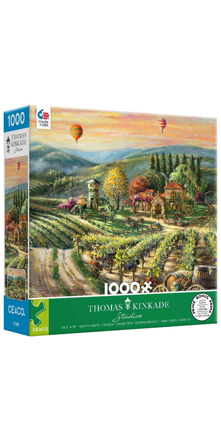 Ceaco - Thomas Kinkade - Peaceful Valley Vineyard - 1000