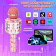 thumbnail image 5 of Gifts for 6 7 8 9 10 Year Old Girls Boys: Art and Crafts Microphone for Kids Wireless Karaoke Machine Toys for 6-12 Year Old Girl Children Singing Birthday Gifts for 6-12 Year Old Speaker Voice Toy, 5 of 7