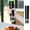 Black, variant on Electric Pepper Grinder or Salt Mill, Battery Powered Automatic Pepper Mill, Ceramic Grinder with Adjustable Coarseness, LED Light, and Salt Mill Refillable Multifunctional Home Grinding Machine