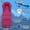 Polar Pink, variant on The Original Retro Racer Snow Sled by Confer Plastics, Durable Design for All Ages, Made in USA. - Cool Blue