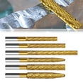 thumbnail image 6 of 1pc 6mm Shank High Speed Steel Rotary Burr Tool Plastic Wood Carving Rotary File, 6 of 10