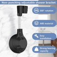 thumbnail image 3 of Shower Head Holder Without Drilling, Universal Shower Head Holder, 360rotatable Adjustable Shower Holder, Height Adjustable Holder Shower, 3 of 5