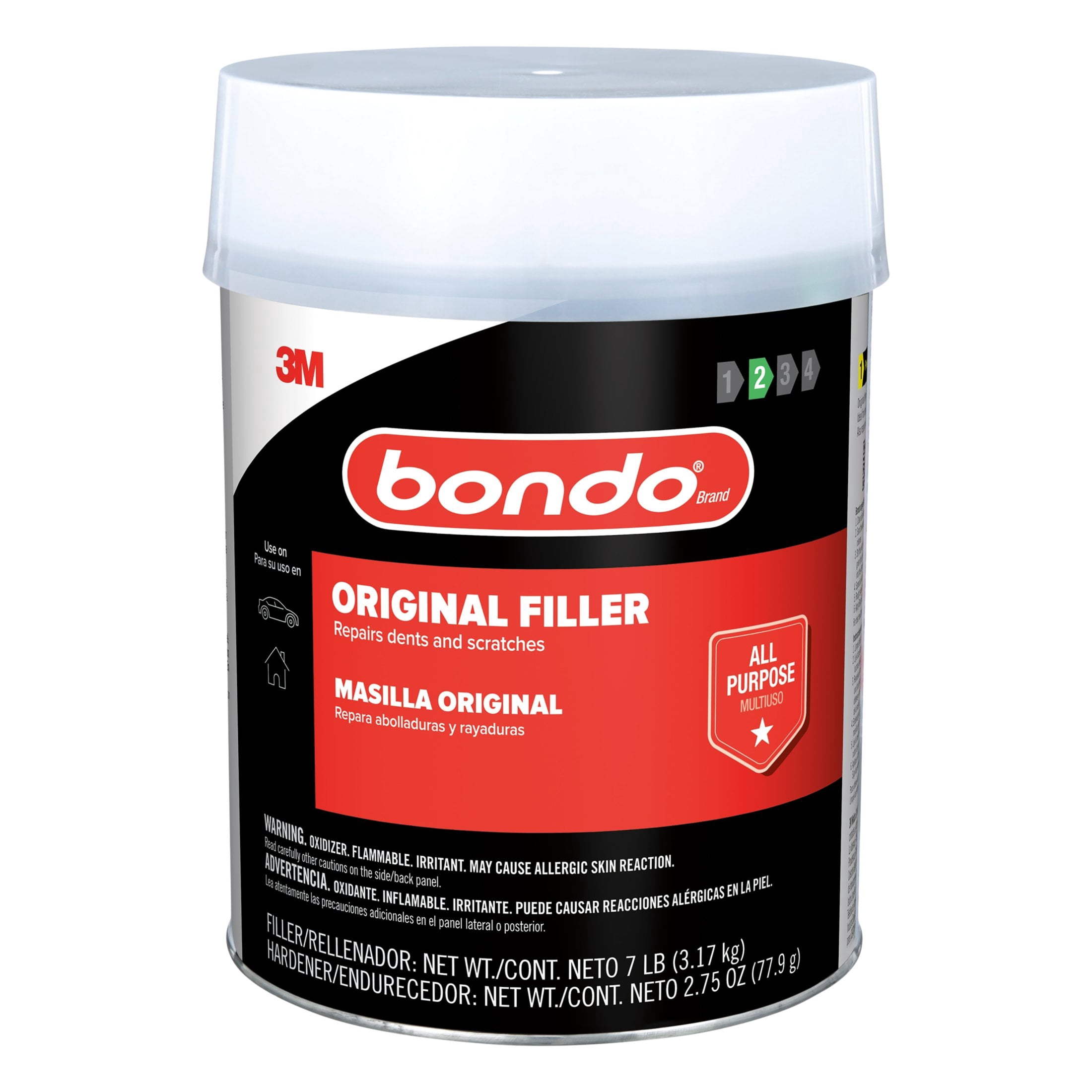 (2 pack) Bondo Lightweight Filler, 262T, 1 Gallon