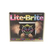 Basic Fun! Lite Brite Magic Screen Light Art Set, 314 Pegs, 8 Templates, Electronic Learning System
