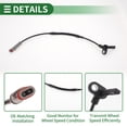 thumbnail image 4 of Unique Bargains ABS Wheel Speed Sensor ABS Sensor Anti-lock Braking System Sensor No.12842287 for Buick Regal 2011-2013 Front Left Front Right, 4 of 7