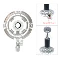 thumbnail image 3 of Pro Microphone Shock Mount Shockmount Portable de Clip de soporte de micrófono con rosca para grabación en Chat Room T1 Gloria Soporte de choque para micrófono, 3 of 9