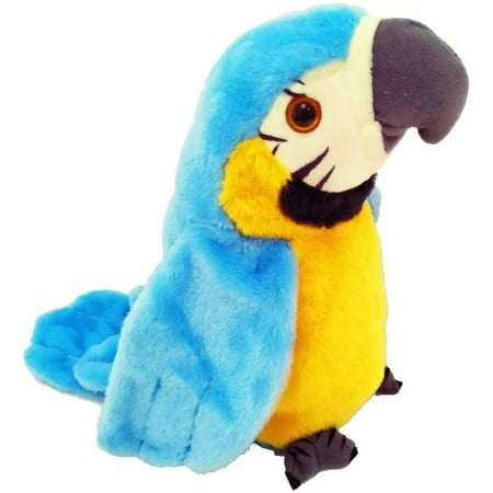 Cute Electric Talking Parrot Plush Toy Speaking Record Repeats Waving Wings Electroni Bird Stuffed Plush Toy As Gift For Kids main image 1