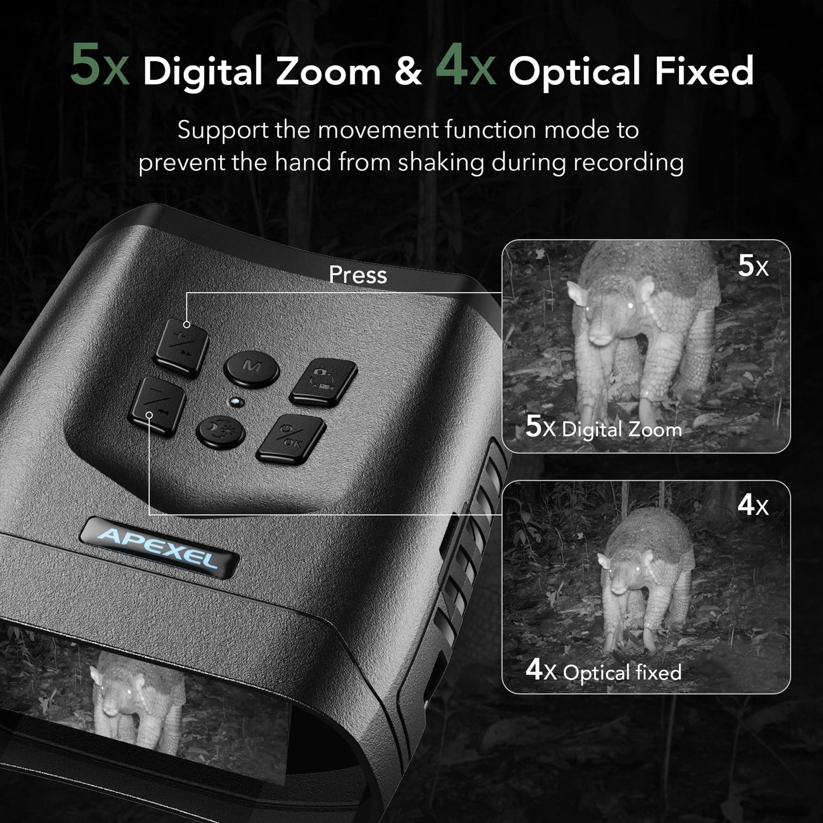 APEXEL APL-NV009 4K HD Night Vision Binoculars