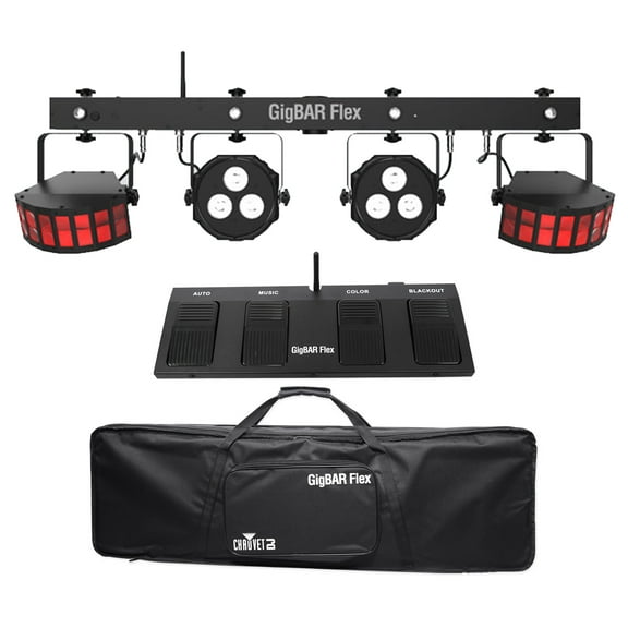 Chauvet DJ GigBAR Flex Lighting System For Church Stage Design Derby Wash Lights