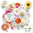 thumbnail image 4 of 35pcs-50pcs Floral Stickers Nature Daisy Stationery Stickers Cute Kids Stickers for Laptops Notebooks Fridge, 4 of 9