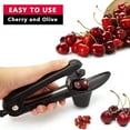 thumbnail image 2 of Cherry Pitter Tool , Olive Jujube Pitter Tool (Black), 2 of 6