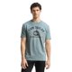 thumbnail image 2 of TOM TAILOR Camiseta para hombre - Camiseta con logotipo, cuello redondo, corte regular, algodón, estampado Verde menta M (Medium), 2 of 6