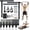 Grey Blue(30/40/50lbs), variant on Upgraded Pilates Bar Kit with Resistance Bands Latex for Women & Men, Heavy-Duty Stainless Multifunctional Yoga Pilates for Gym Exercise Fitness Equipment Full- Workouts