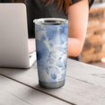 thumbnail image 4 of 20 Oz Pioneer Flower Coffee Tumbler Double Wall Insulated Stainless Steel Water Bottle | Metal Reusable Thermoses Flask with Cup Cap | Leak & Sweat Proof with Anti-Dust Lid, 4 of 7