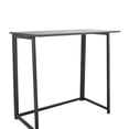 thumbnail image 4 of Hassch 31.5 inch Folding Desk, Collapsible Computer Desk with Metal Frame, Space Saving Writing Workstation for Home Office, Easy Assembly, Black, 4 of 7