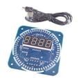 thumbnail image 2 of DS1302 Pantalla LED de temperatura 5V Módulo de reloj electrónico Kit de bricolaje (piezas), 2 of 6