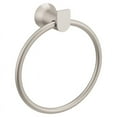 thumbnail image 2 of Moen Genta Brushed Nickel Towel Ring 6 in. L Zinc, 2 of 2