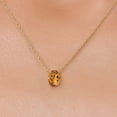 thumbnail image 3 of Gem Stone King 14K Yellow Gold Orange Red Madeira Citrine Pendant Necklace for Women | 1.10 Cttw | Gemstone November Birthstone | Oval 8X6MM | With 18 inch Chain, 3 of 6