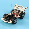 thumbnail image 4 of Assembly Racing RC Car Wooden DIY Building Kit Educational Toy for Kids Engineering Vehicle Project, 4 of 7