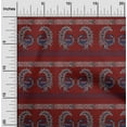 thumbnail image 1 of oneOone Cotton Silk Fabric Peacock Block Print Fabric By Yard 42 Inch Wide, 1 of 4