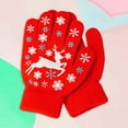 thumbnail image 2 of Kogui Baby Gloves Newborn Kid Fingerless Gloves Convertible Flip Top Gloves Winter Warm Half Finger Mitten for Kid Boy Girl (Red,One Size), 2 of 5