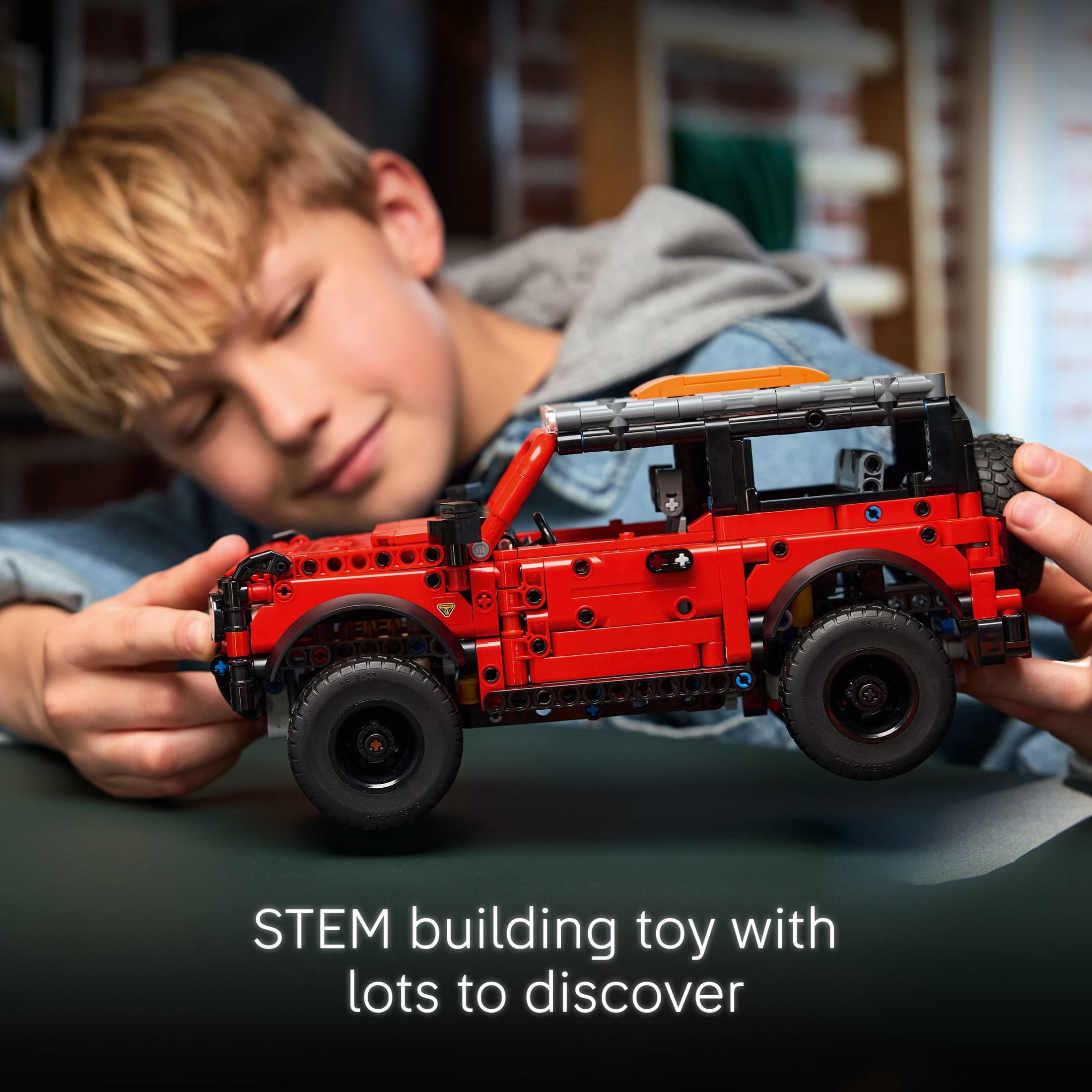 LEGO Technic Ford Bronco Kids Toy Car - Building Toy for Boys and Girls, Ages 10+ - Car Toy and Model Kit - Gift for Birthdays - Authentic Ford Bronco Trim & Details - 42213