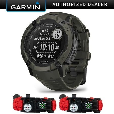 Garmin Instinct 2X 010-02805-15 Solar Rugged GPS Smartwatch