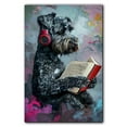 thumbnail image 3 of Kerry Blue Terrier Decor Poster Unframe, Kerry Blue Terrier Dog Canvas Wall Art, Dog Reading Book Canvas Print Painting Poster Wall Decor Dog Lovers Gifts, 3 of 6