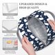 thumbnail image 3 of Easygdp Swan Bolsa de Almuerzo Insulada Grande, Forro de Aluminio, Diseño Espacioso, a Prueba de Fugas, Ideal para Trabajo, Picnics, Viajes y Actividades al Aire Libre, 3 of 6