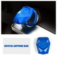 thumbnail image 2 of Blasgw Car Engine Start Button Cover Decorative Lgnition Alloy Protection Cover Blue, 2 of 2