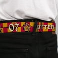 thumbnail image 4 of The Wizarding World of Harry Potter Belt, Seatbelt Buckle Belt, Gryffindor Crest Potter 07 Checker Gold Red, Youth 22 to 32 Inches, 4 of 9