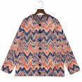 thumbnail image 4 of Kaondbfi Women's Cardigan, Open Front Cardigans Cute Flower Print Sweaters Crew Neck Button Down Trendy Fall Tops Coat Winter Coat for Women, 4 of 7