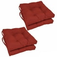 thumbnail image 5 of Blazing Needles 16 x 16-inch Square Twill Dining Chair Cushions (Set of 4), 5 of 5