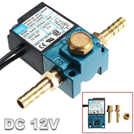 Mixture Control Solenoid 3 Port DC 12V 5.4 W Electronic Boost Control Solenoid Valve for ECU PWM 35A-AAA-DDBA-1BA ()