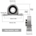 thumbnail image 1 of 4 Pieces Pillow Block Bearings, Pillow Block Bearings, Ball, 1 of 3