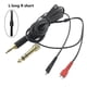 thumbnail image 2 of Replacement Audio Cable for Sennheiser HD25 HD560 HD540 HD480 HD430 414 HD250 Headphones Audio Cable ,L Long R Short, 2 of 5