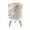Color 1, variant on Small Trash Can with Lid Golden Marbled Waves Sparkles White Accents 1.8 Gallon Dog Proof Trash Can Round Garbage Can Waste Bin Wastebasket for Bathroom Bedroom Living Room
