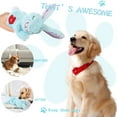 thumbnail image 5 of PET FULED Puppy Sleep Aid - Heartbeat Stuffed Toy for Soothing Anxious Dogs & New Pets (Blue Rabbit Design), 5 of 5