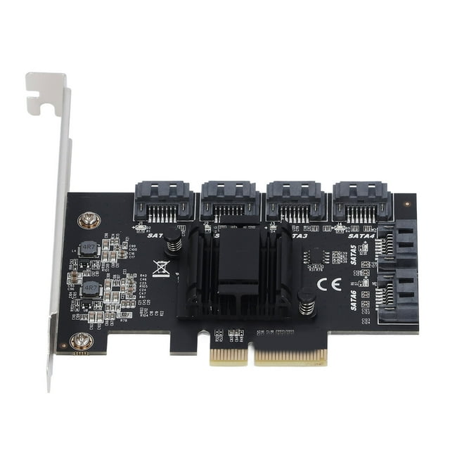 PCIe 3.0 X4 à 3 Cartes, ASM1166 6 Ports PCIe vers Carte d'Extension pour Ordinateur TXB113 Double Rangée, TXB119 Rangée Unique