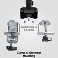 thumbnail image 6 of ProMounts Dual Monitor Arms, Landscape to Portrait, for 13" to 32" Screens, Holds up to 17.6 lbs, New, 2 Count, 1 Pack, 6 of 9