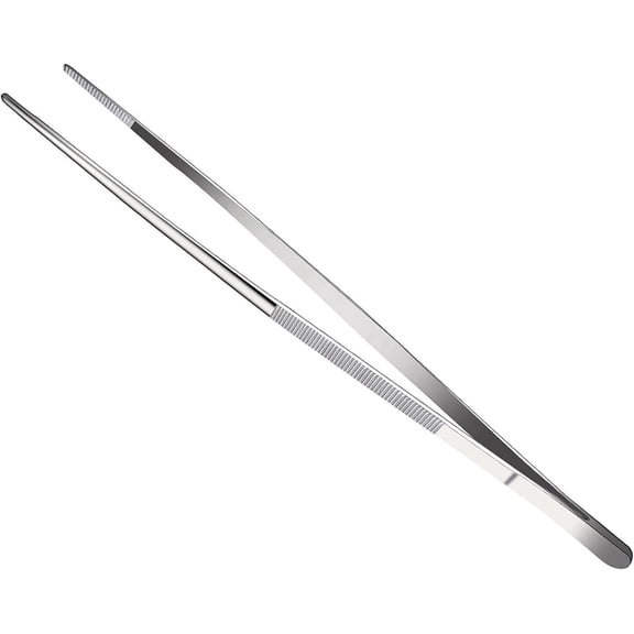 MT Reptile Feeding Tongs, Terrarium and Aquarium Tweezer Tool, 12"