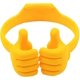 thumbnail image 1 of Soporte para teléfono celular Thumbs-up, soporte para tableta, soporte para escritorio, teléfono inteligente, teléfono móvil, tabletas, universal, ajustable, flexible, G82578 amarillo 100, 1 of 4